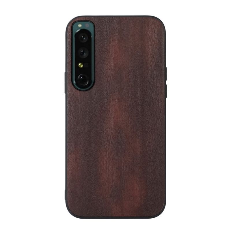 Coque Sony Xperia 1 IV Simili Cuir