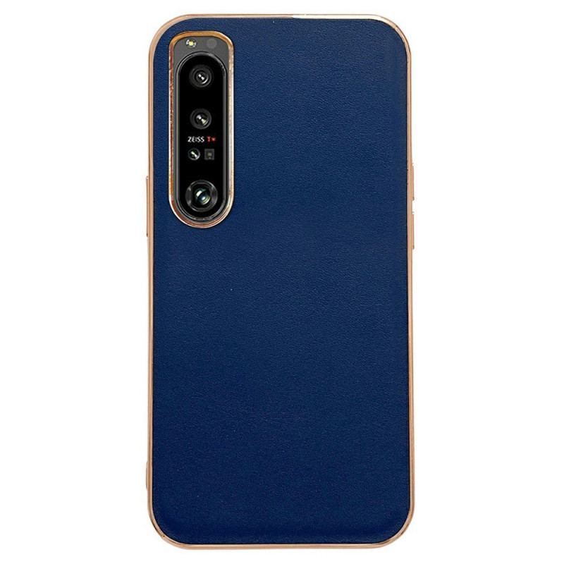 Coque Sony Xperia 1 IV Véritable Cuir Color