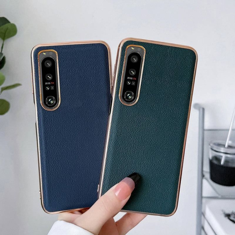 Coque Sony Xperia 1 IV Vrai Cuir