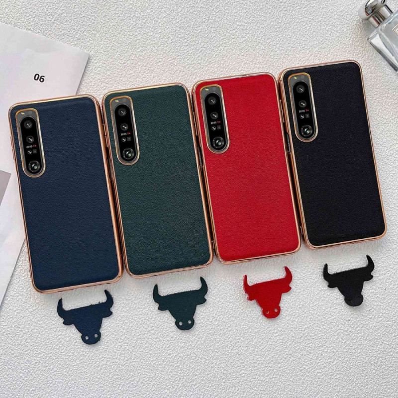 Coque Sony Xperia 1 IV Vrai Cuir