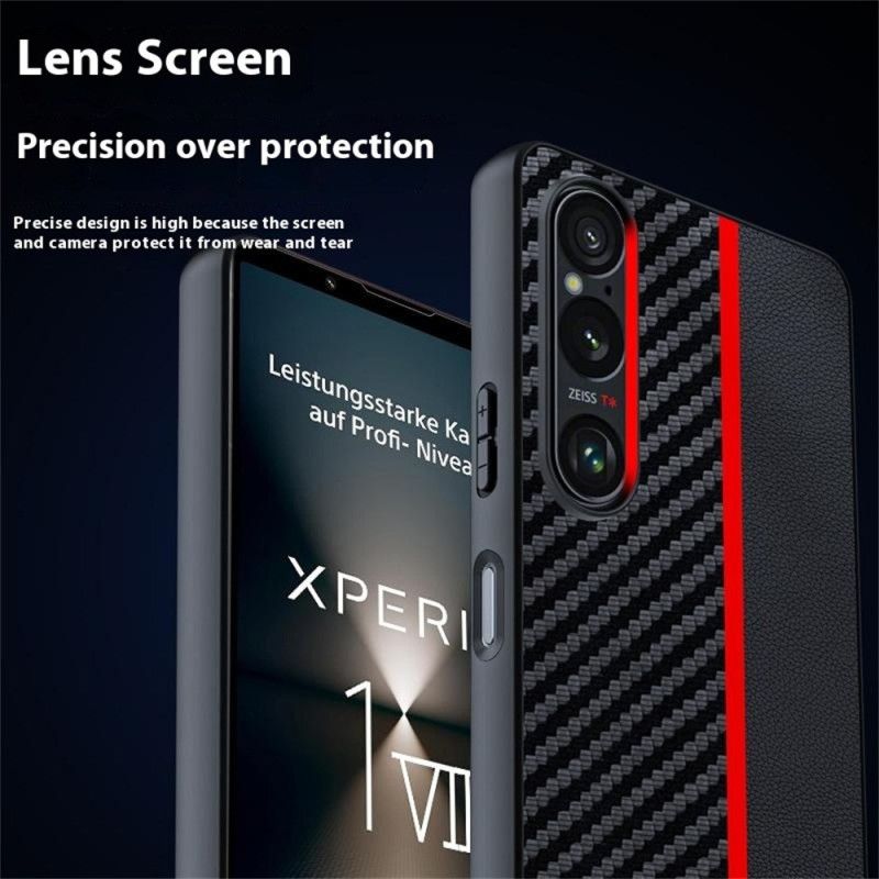 Coque Sony Xperia 1 VII Fibre Carbone