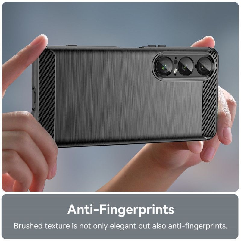 Coque Sony Xperia 1 VII Fibre Carbone Brossée
