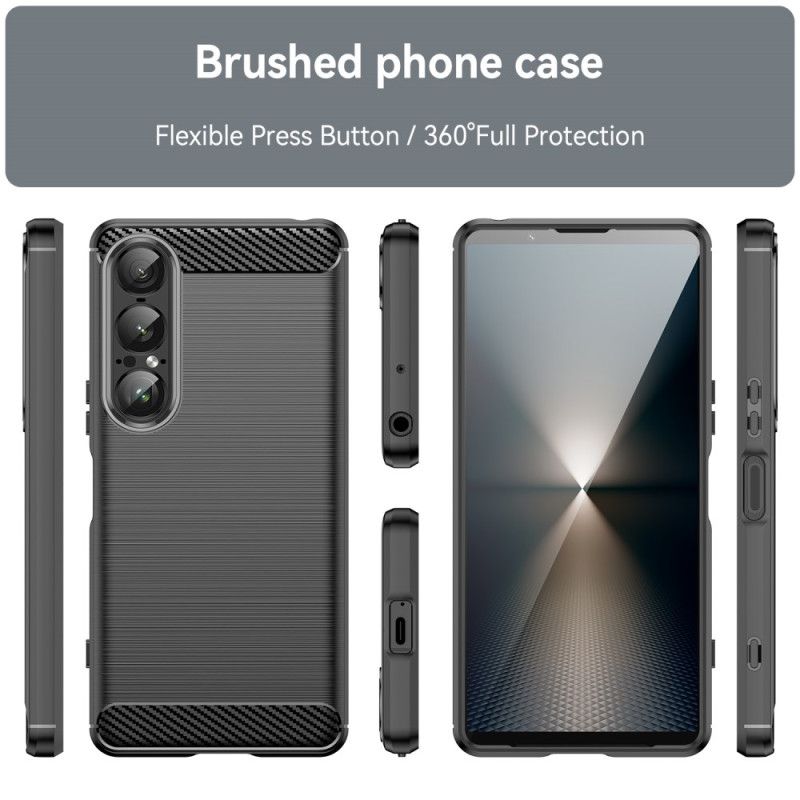 Coque Sony Xperia 1 VII Fibre Carbone Brossée