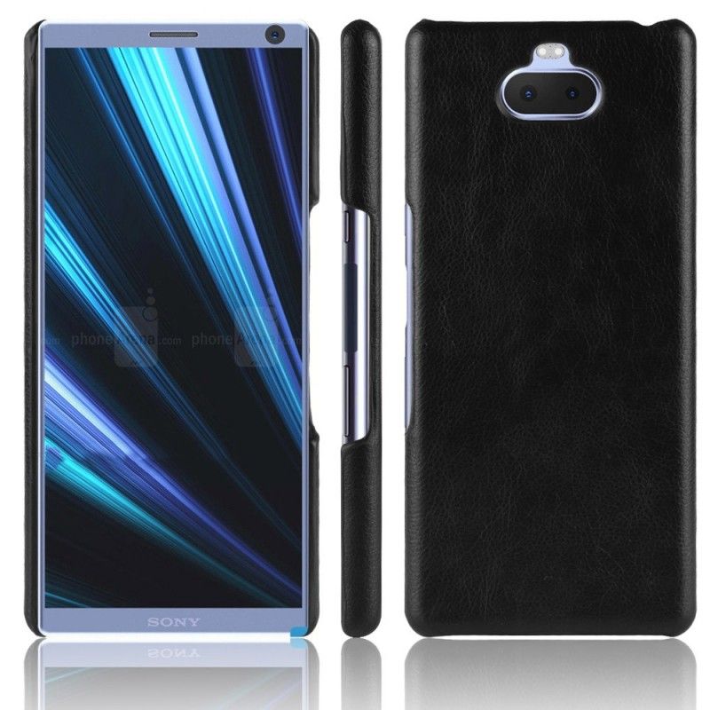 Coque Sony Xperia 10 Effet Cuir Litchi Performance