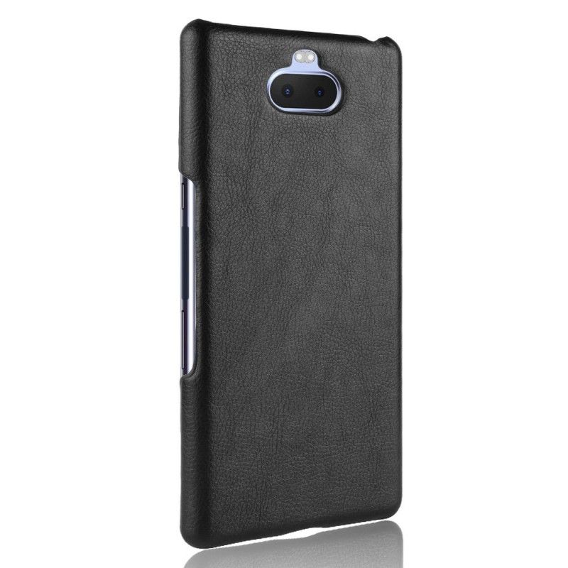 Coque Sony Xperia 10 Effet Cuir Litchi Performance