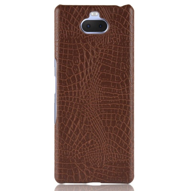 Coque Sony Xperia 10 Effet Peau De Crocodile