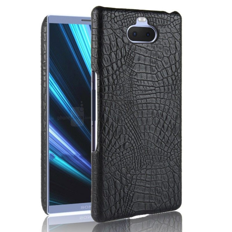 Coque Sony Xperia 10 Effet Peau De Crocodile