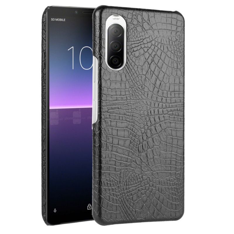 Coque Sony Xperia 10 Ii Effet Peau De Crocodile