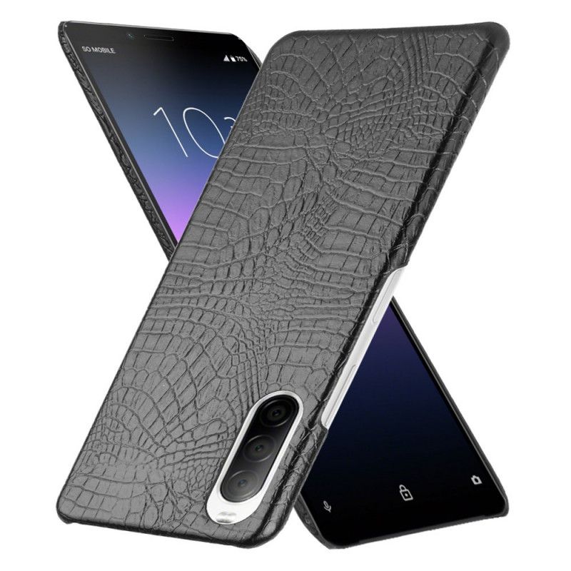 Coque Sony Xperia 10 Ii Effet Peau De Crocodile