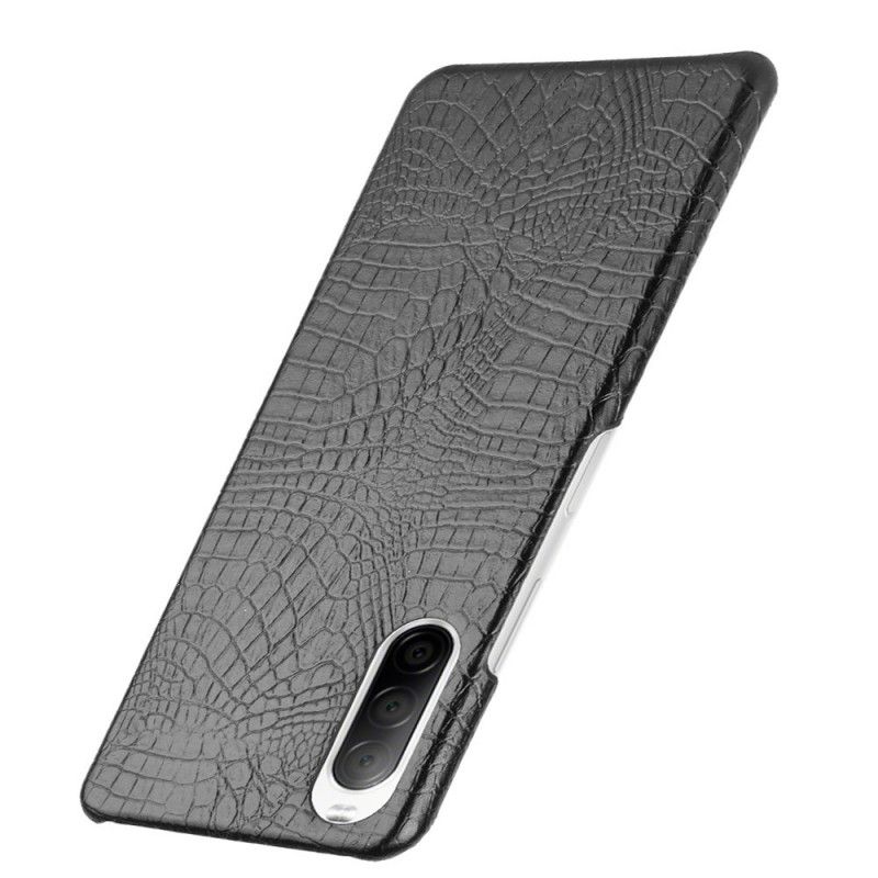 Coque Sony Xperia 10 Ii Effet Peau De Crocodile