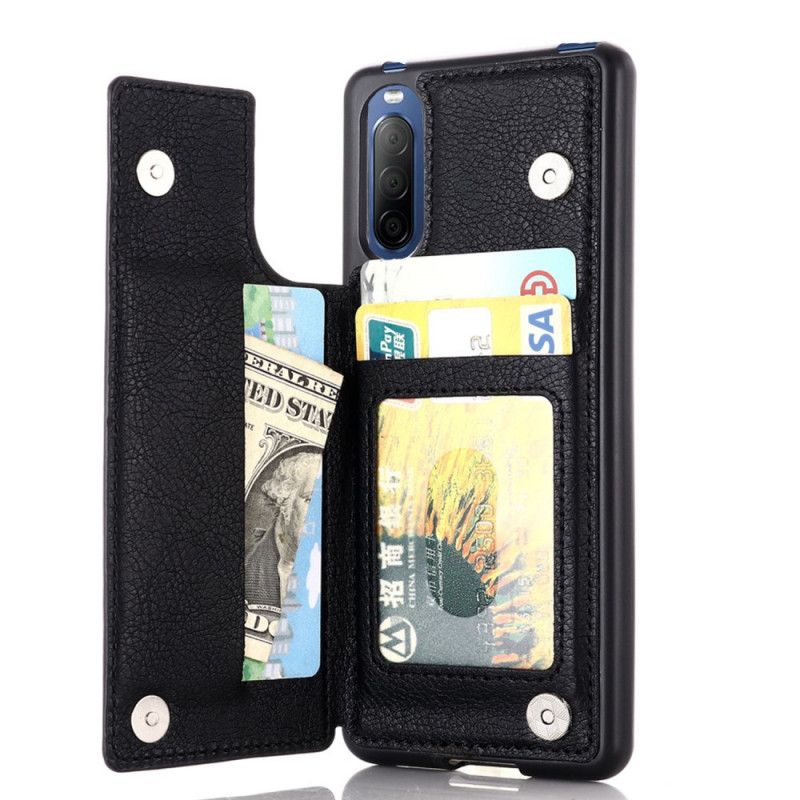 Coque Sony Xperia 10 Ii Porte-cartes Support