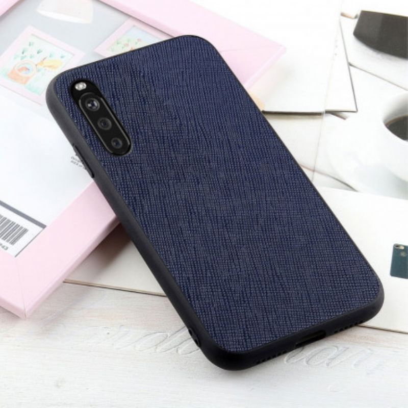 Coque Sony Xperia 10 III Mini Véritable Cuir Texturé