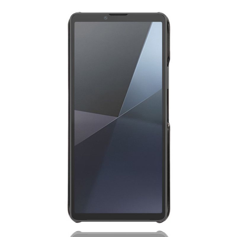 Coque Sony Xperia 10 VII Effet Cuir Porte-Cartes