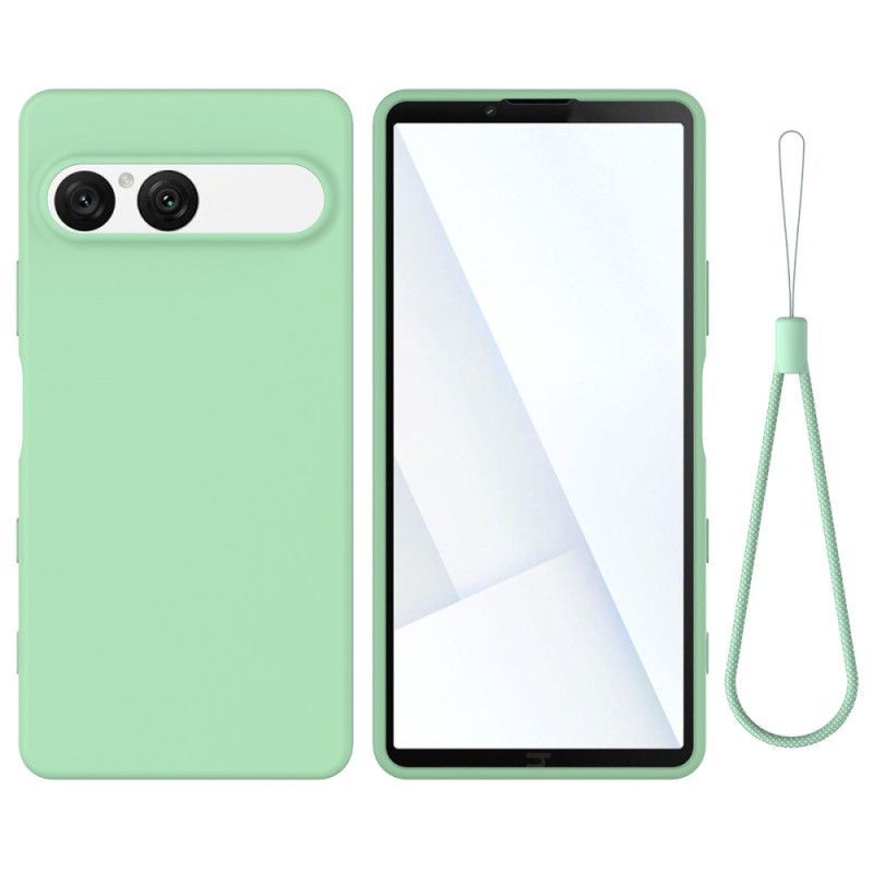 Coque Sony Xperia 10 VII Silicone avec Lanière
