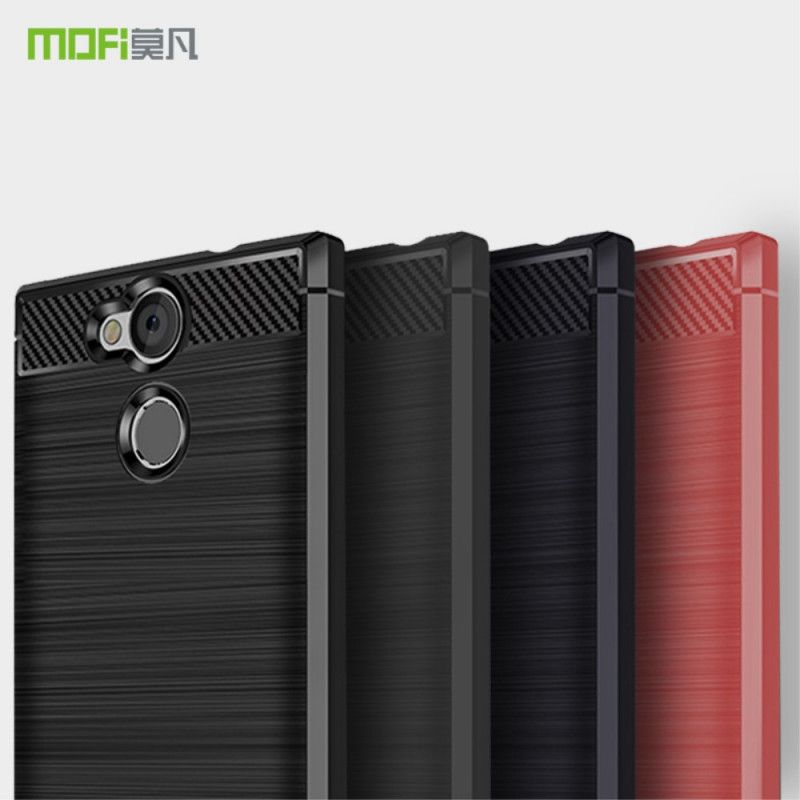 Coque Sony Xperia L2 Fibre Carbone Brossée Mofi