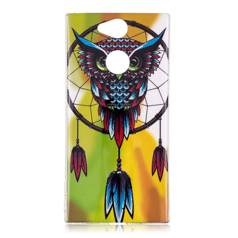 Coque Sony Xperia Xa2 Attrape Rêves Hibou Fluorescente