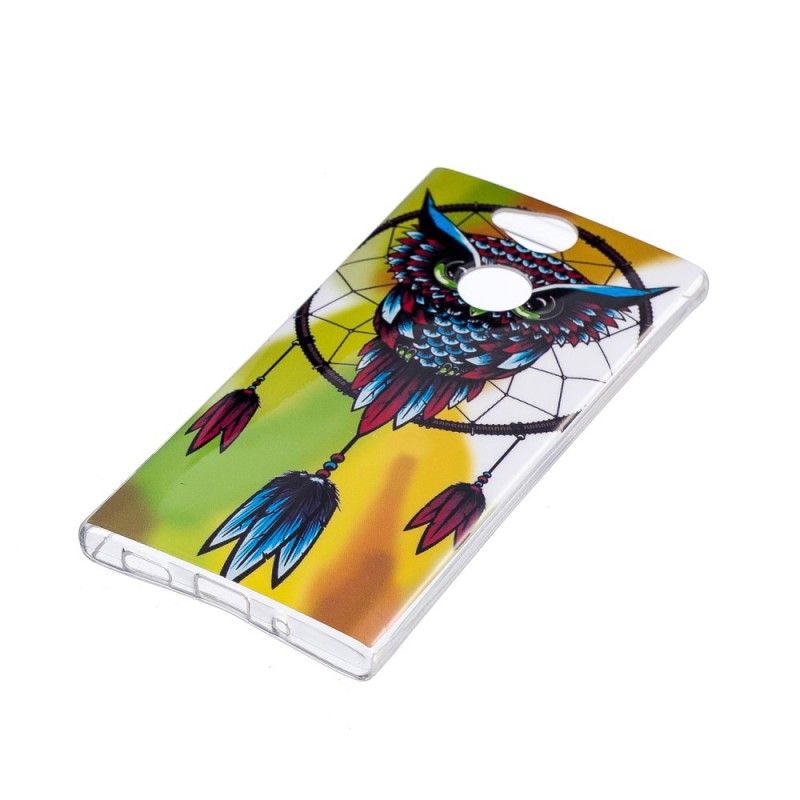 Coque Sony Xperia Xa2 Attrape Rêves Hibou Fluorescente