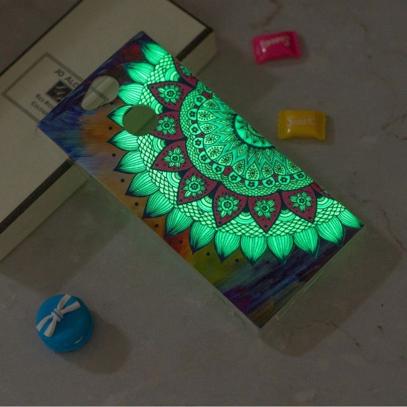 Coque Sony Xperia Xa2 Mandala Coloré Fluorescente