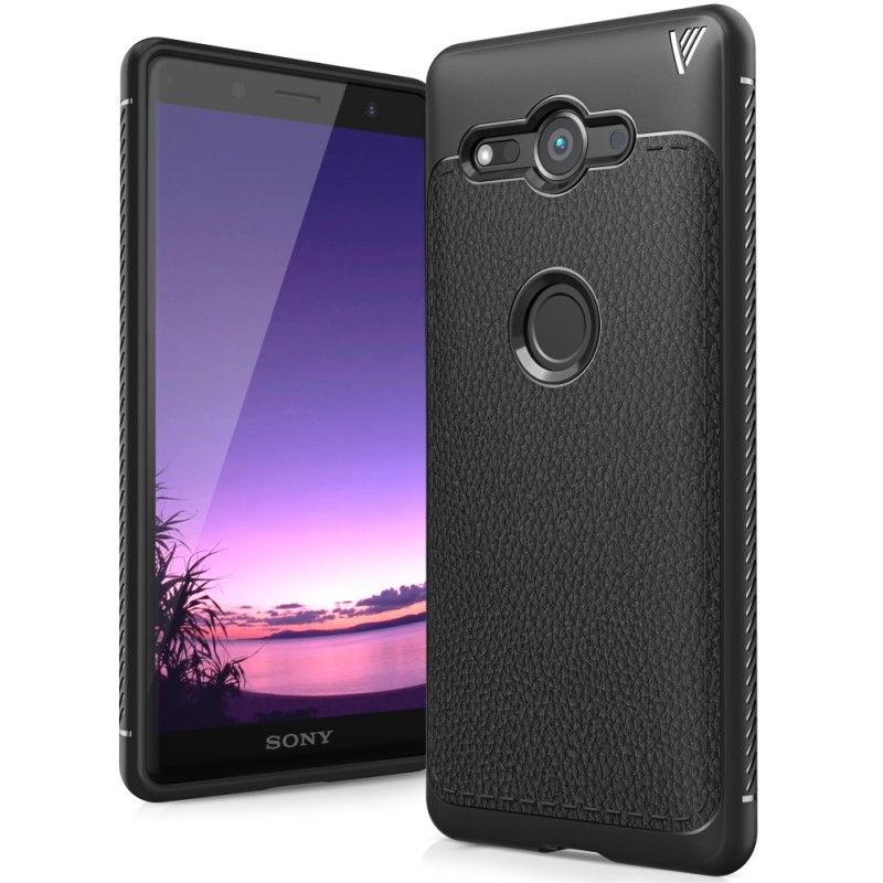 Coque Sony Xperia Xz2 Compact Effet Cuir Premium