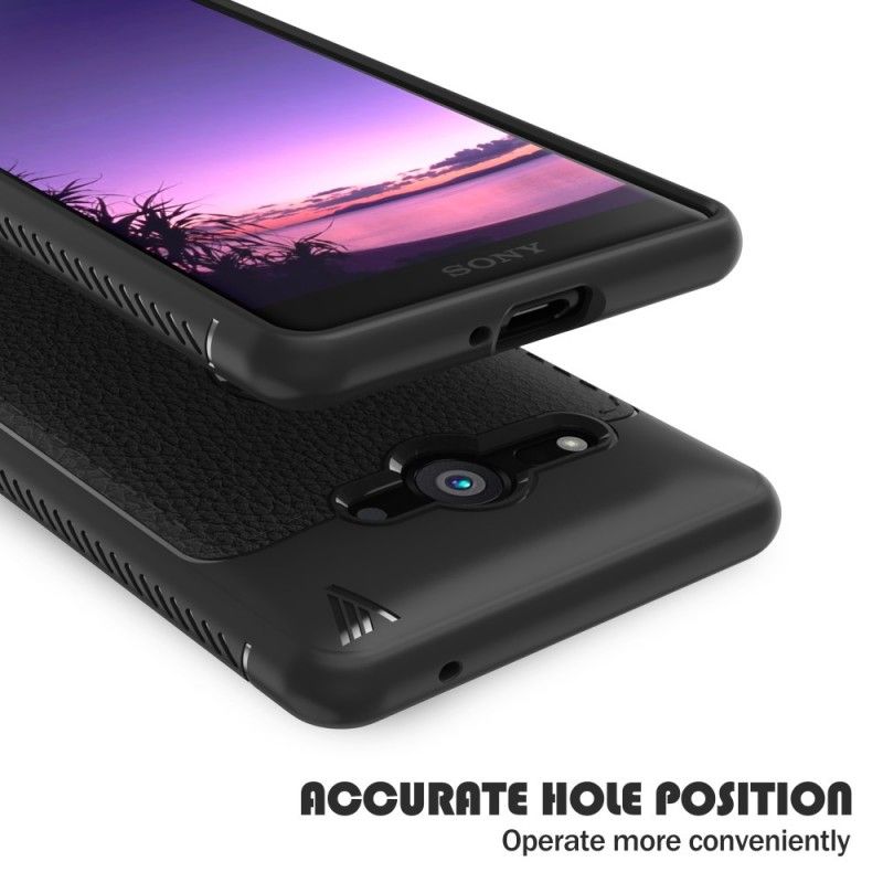 Coque Sony Xperia Xz2 Compact Effet Cuir Premium