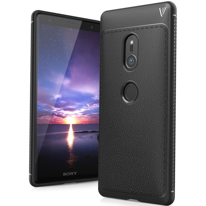 Coque Sony Xperia Xz2 Effet Cuir Premium