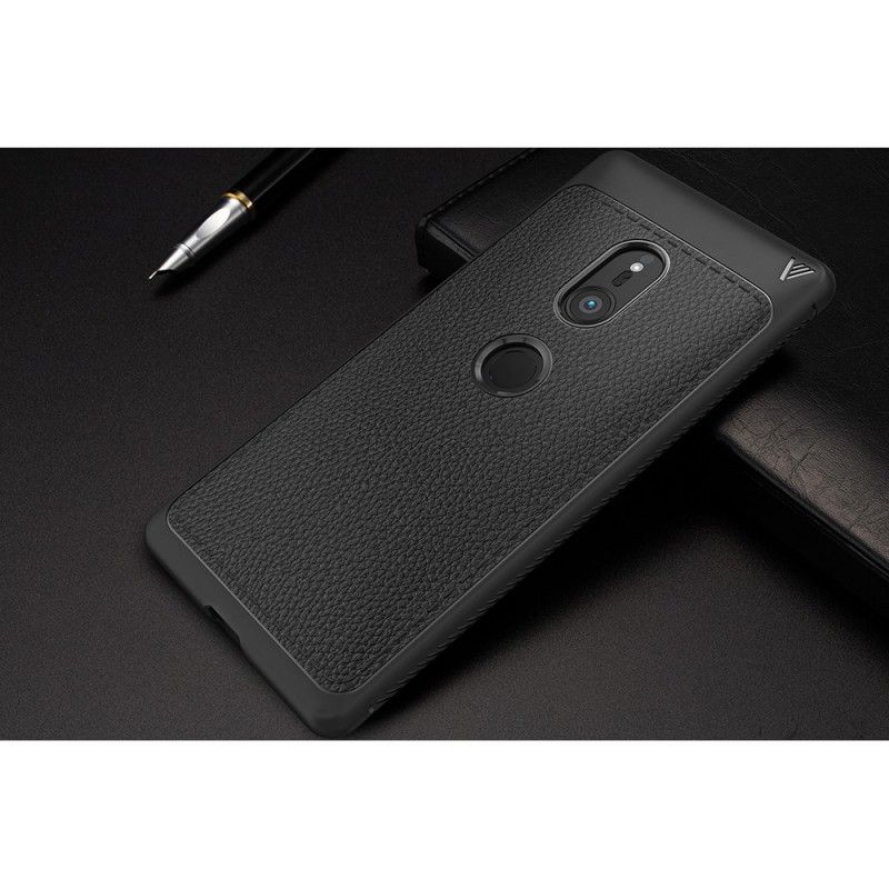 Coque Sony Xperia Xz2 Effet Cuir Premium