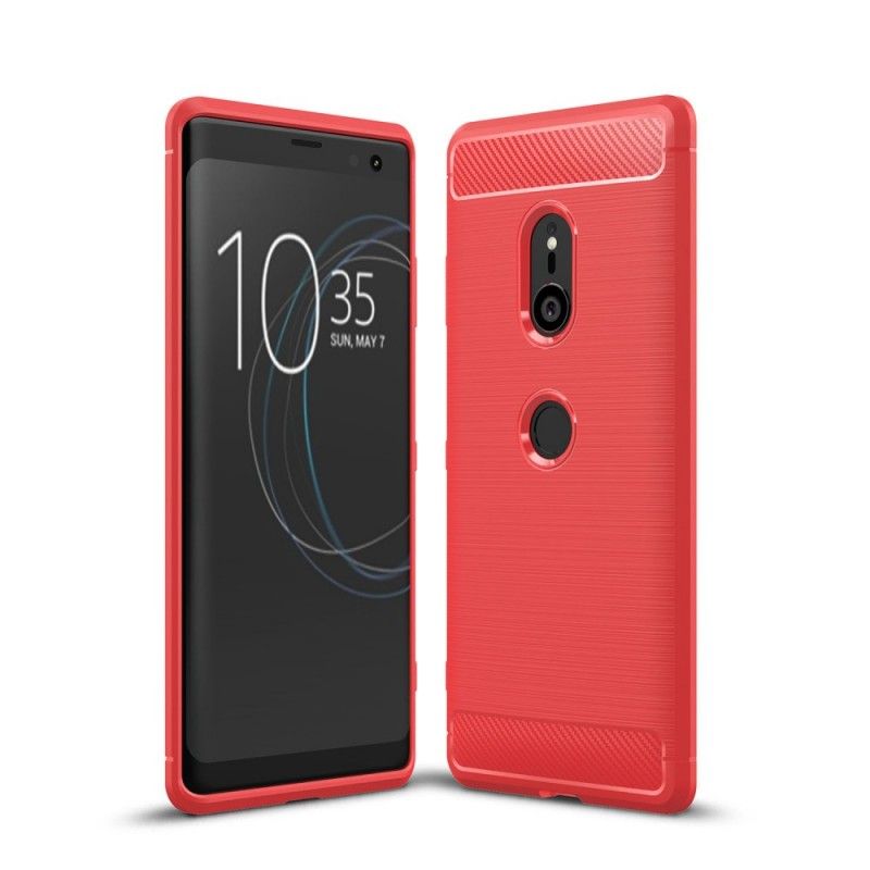 Coque Sony Xperia Xz3 Fibre Carbone Brossée