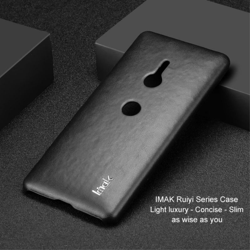 Coque Sony Xperia Xz3 Imak Ruiyi Series Effet Cuir