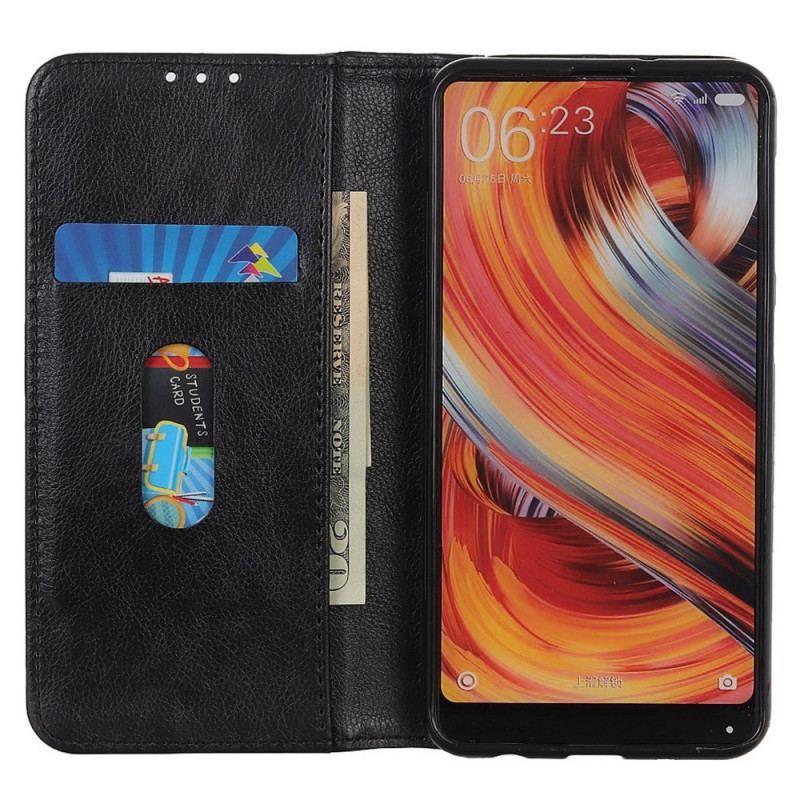 Flip Cover Sony Xperia 1 IV Cuir Fendu Classique