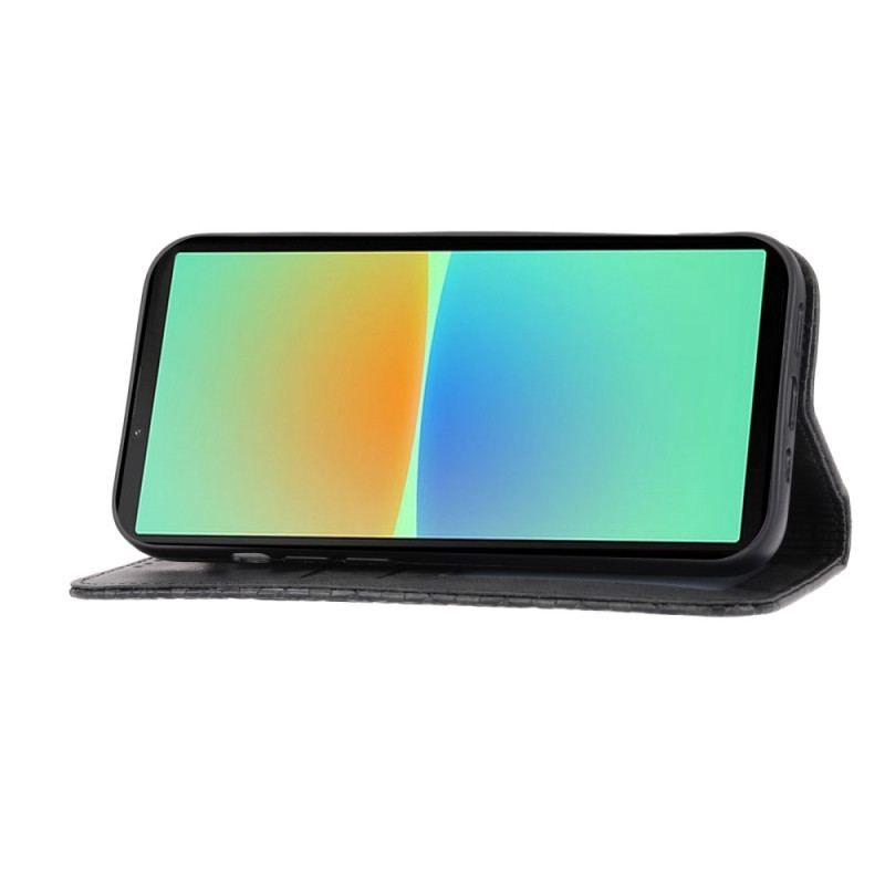 Flip Cover Sony Xperia 1 IV Style Cuir Motif 3D avec Lanière