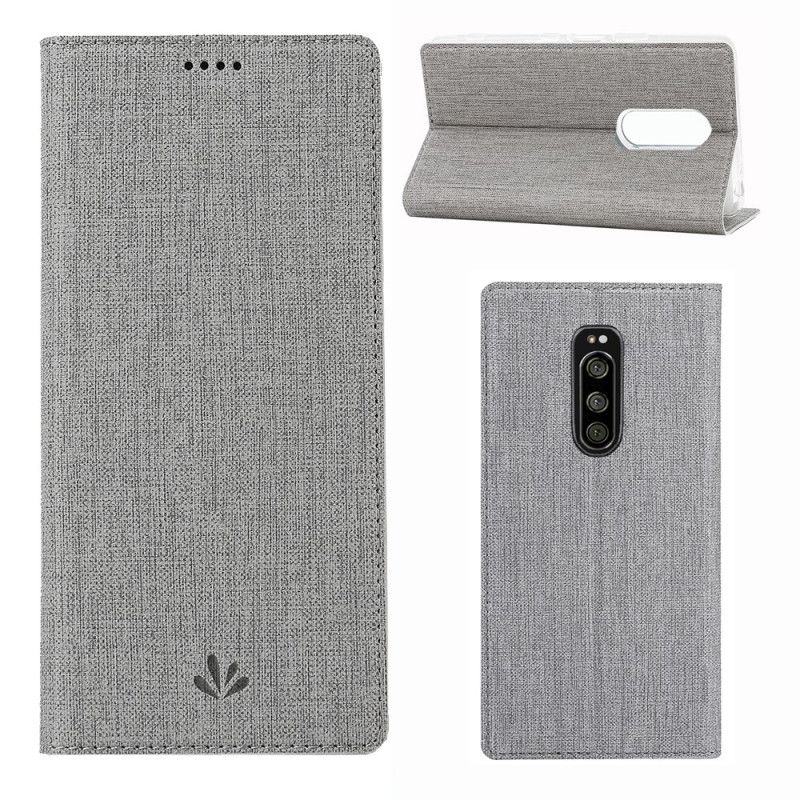 Flip Cover Sony Xperia 1 Texturée