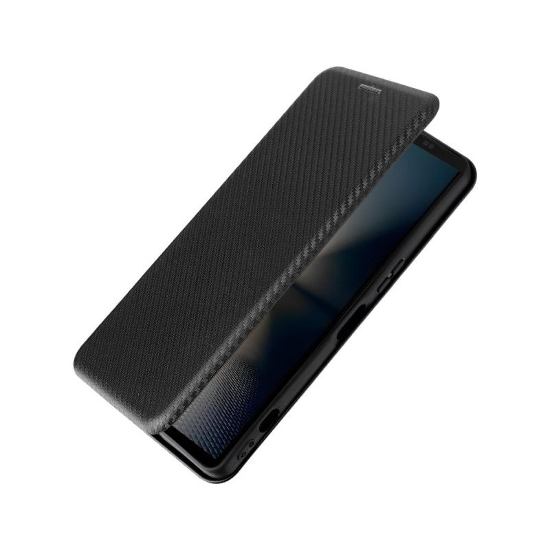 Flip Cover Sony Xperia 1 VII Fibre Carbone