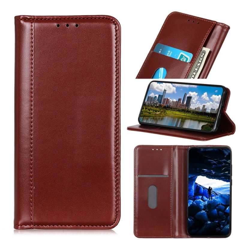 Flip Cover Sony Xperia 10 Ii Cuir Fendu