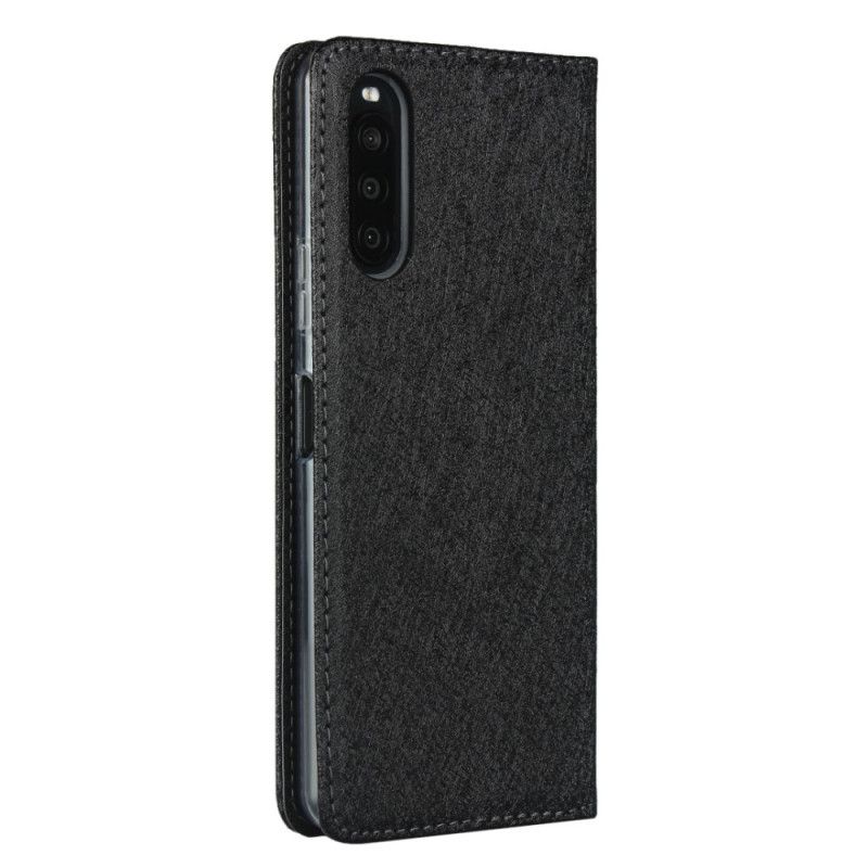 Flip Cover Sony Xperia 10 Ii Style Cuir Douceur Avec Lanière