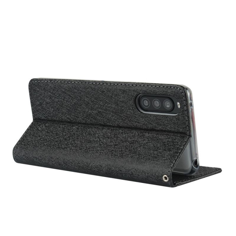 Flip Cover Sony Xperia 10 Ii Style Cuir Douceur Avec Lanière