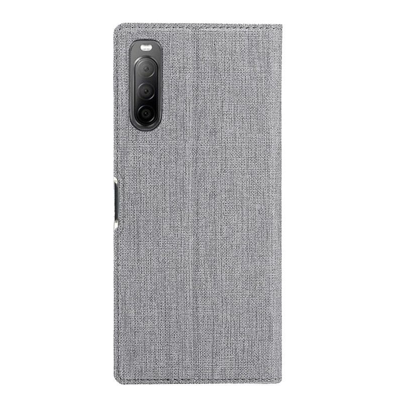 Flip Cover Sony Xperia 10 Ii Texturée Vili Dmx