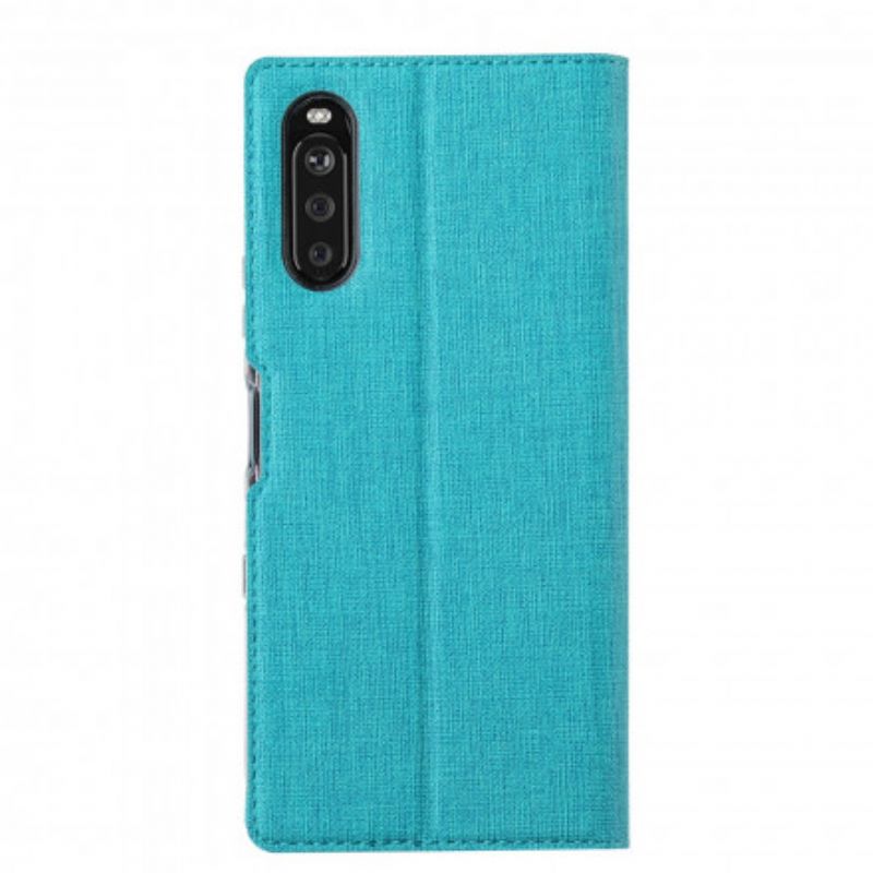 Flip Cover Sony Xperia 10 III Texturée Vili Dmx