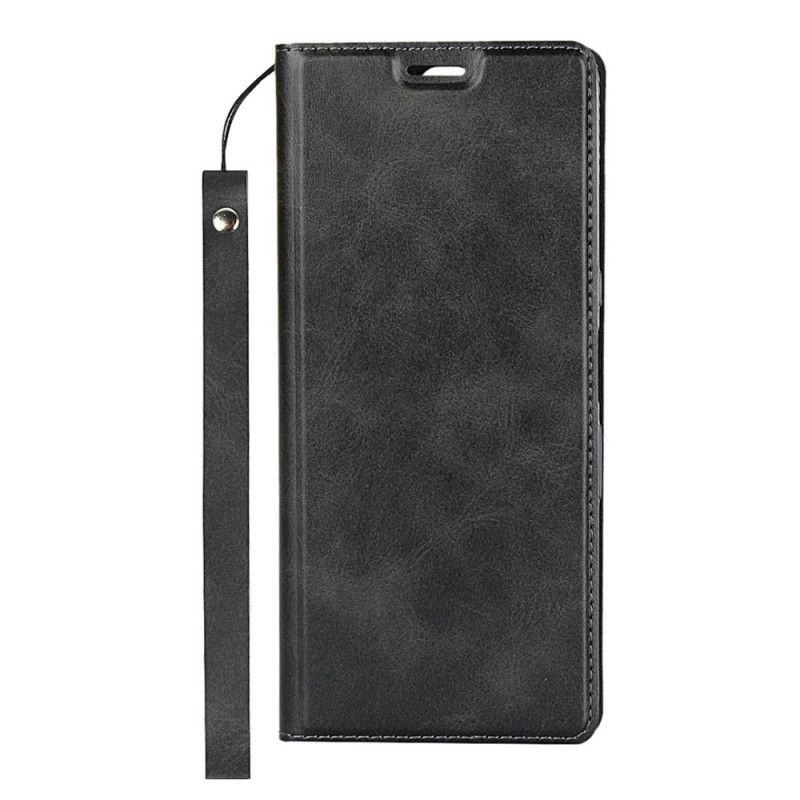 Flip Cover Sony Xperia 10 Plus Finesse À Lanière