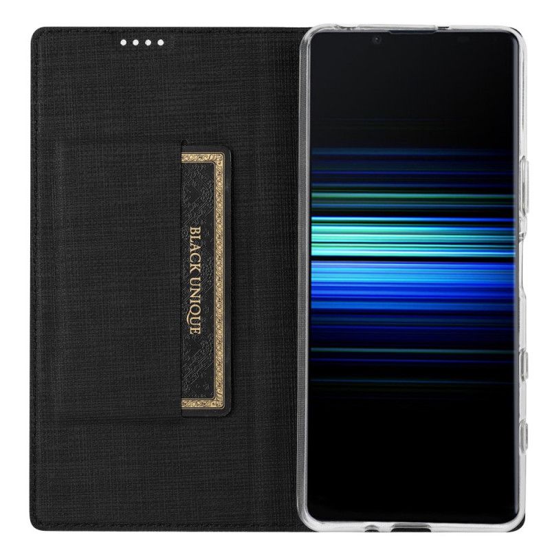 Flip Cover Sony Xperia 5 Ii Texturée Vili Dmx