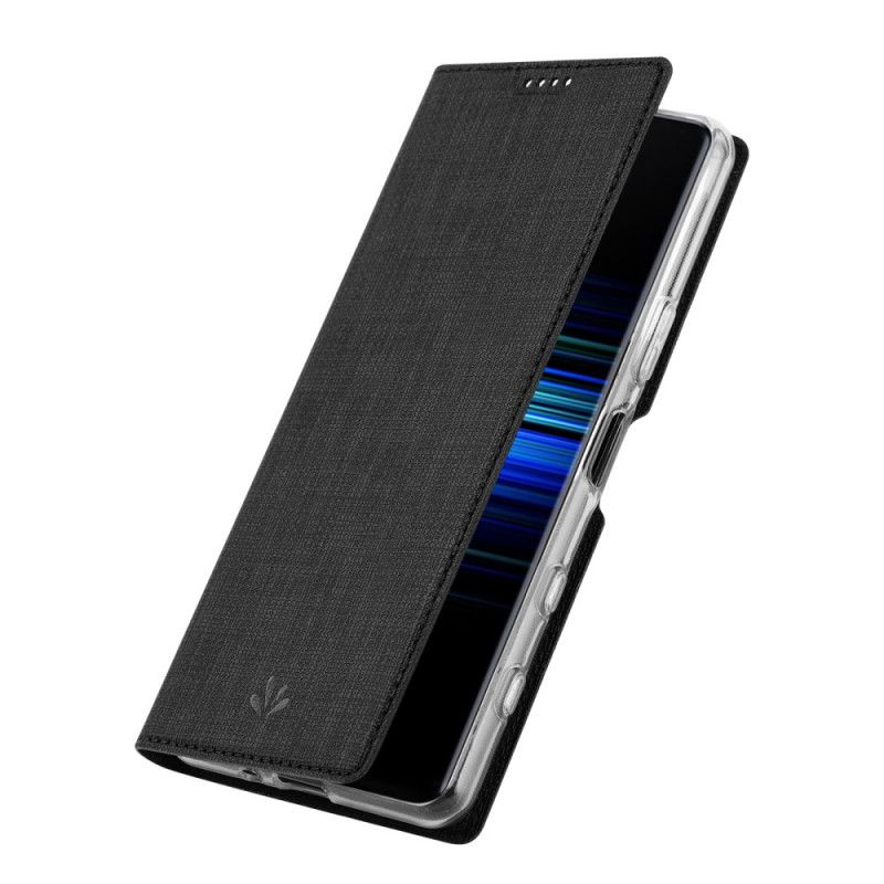 Flip Cover Sony Xperia 5 Ii Texturée Vili Dmx