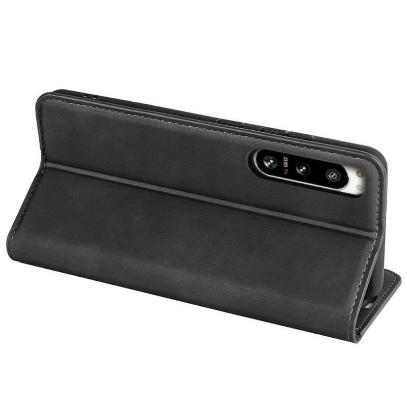 Flip Cover Sony Xperia 5 IV Style Cuir