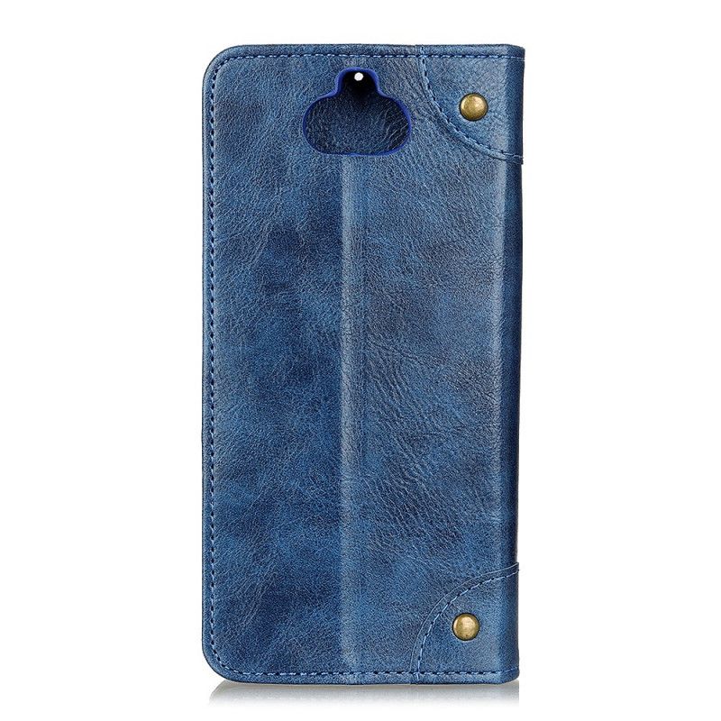 Flip Cover Sony Xperia 8 Version Rivets Vintage