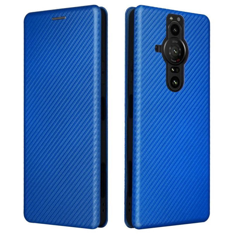 Flip Cover Sony Xperia Pro-I Fibre Carbone