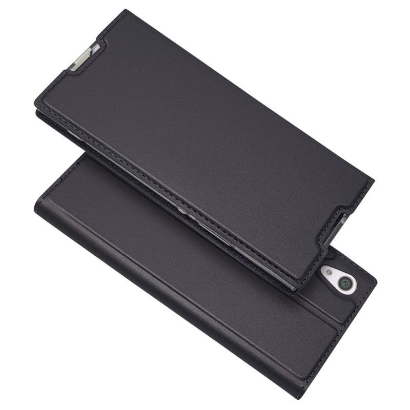 Flip Cover Sony Xperia Xa1 Effet Cuir Porte-carte