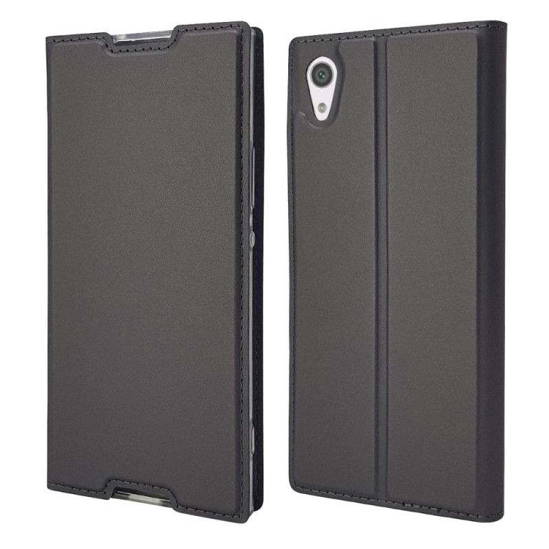 Flip Cover Sony Xperia Xa1 Effet Cuir Porte-carte