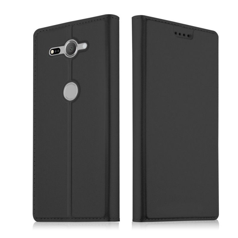 Flip Cover Sony Xperia Xz2 Compact Simili Cuir Waterproof