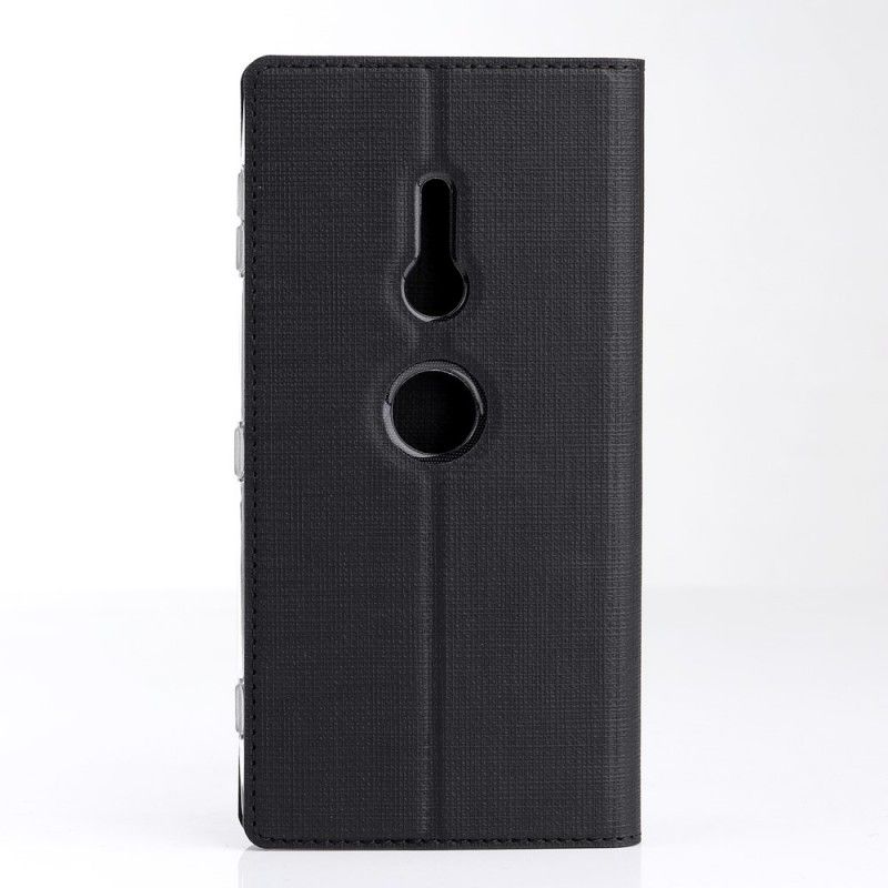 Flip Cover Sony Xperia Xz3 Texturée