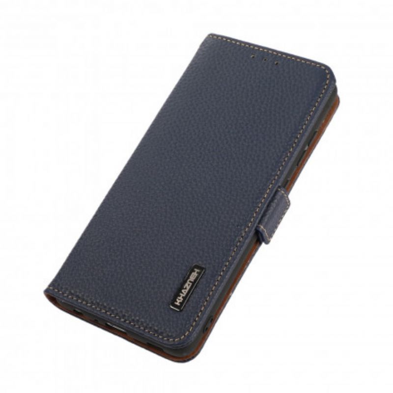 Housse Pour Sony Xperia 1 III Cuir Litchi Khazneh Rfid