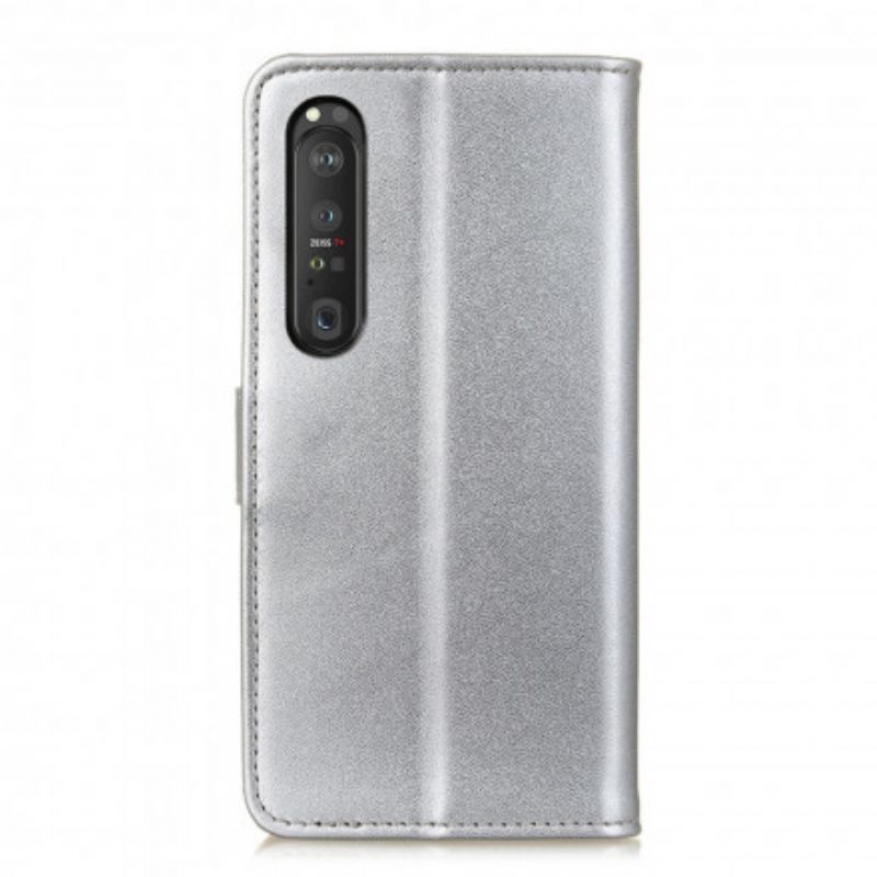 Housse Pour Sony Xperia 1 III Simili Cuir Simple