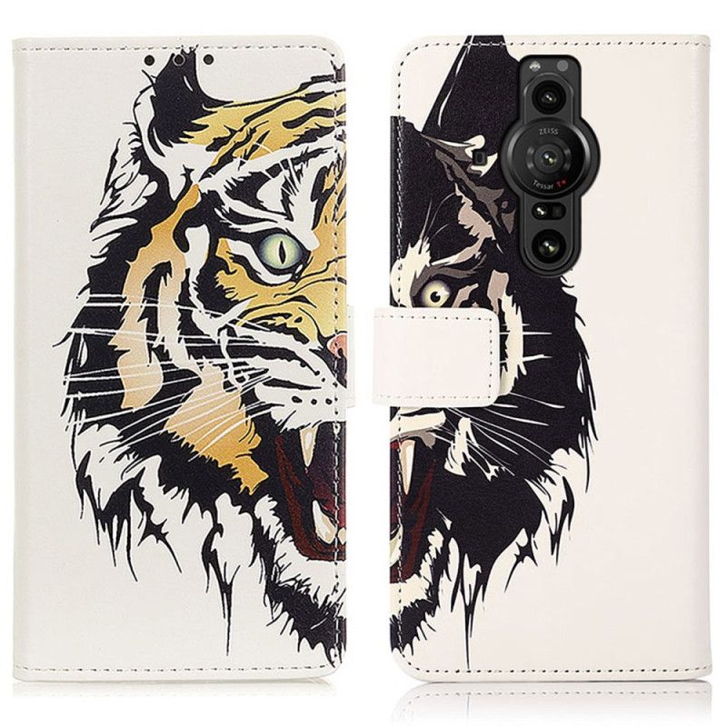 Housse Pour Sony Xperia Pro-I Tigre Féroce